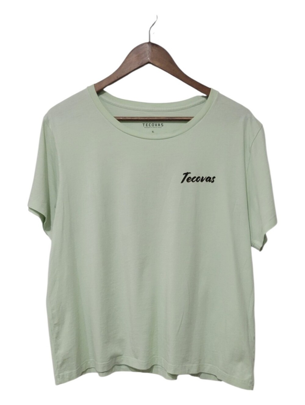 TECOVAS XL Pima Cotton Graphic Tee Mint Green Western Cowboy Cowgirl Texas Shirt